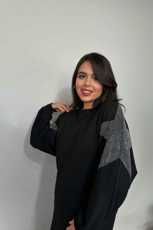 218816 TOPTAN SİYAH BLUZ