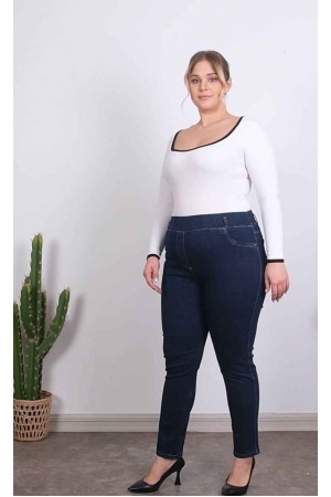 218837 TOPTAN LACİVERT KOT PANTOLON