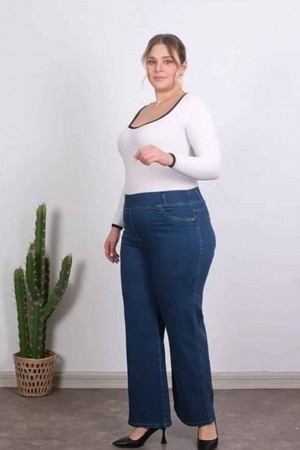 218859 TOPTAN LACİVERT KOT PANTOLON