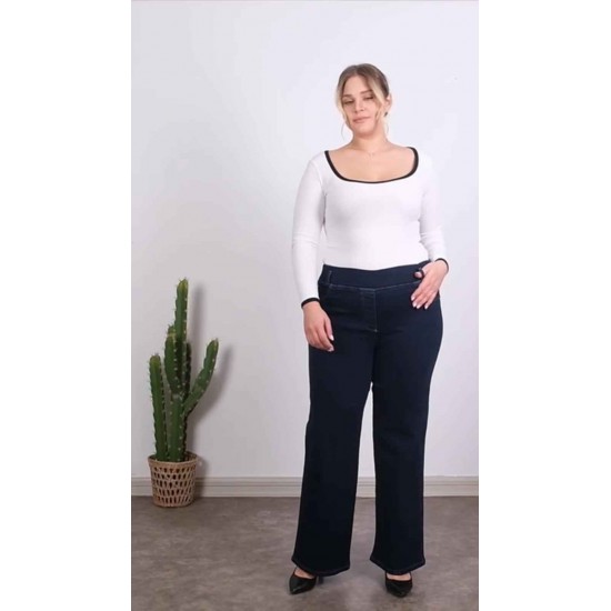 218860 TOPTAN LACİVERT KOT PANTOLON