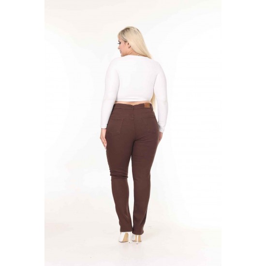 218867 TOPTAN KAHVE KOT PANTOLON