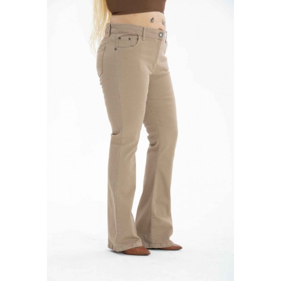 218869 TOPTAN BEJ KOT PANTOLON