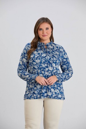 218916 patterned BLOUSE