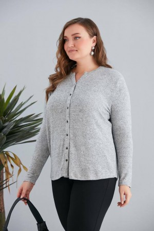 218918 Grey BLOUSE