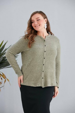 218920 khaki BLOUSE