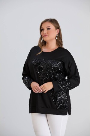 218921 TOPTAN SİYAH BLUZ