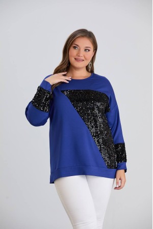 218922 TOPTAN SAKS BLUZ