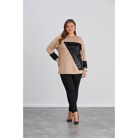 218924 beige BLOUSE