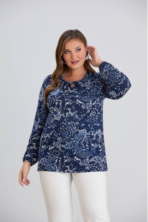 218929 TOPTAN DESENLİ BLUZ