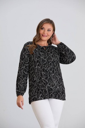 218930 patterned BLOUSE