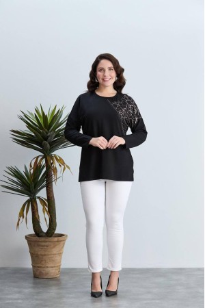 218937 TOPTAN SİYAH BLUZ