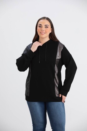 218938 TOPTAN SİYAH SWEAT