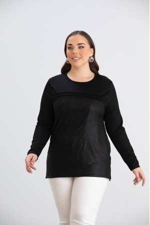 218939 TOPTAN SİYAH BLUZ