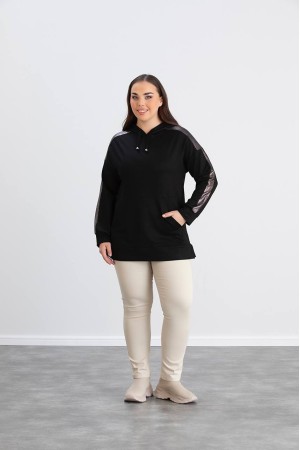 218942 TOPTAN SİYAH SWEAT