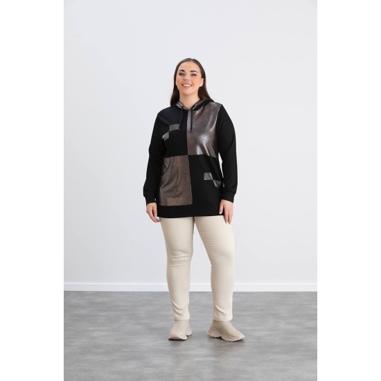 218944 TOPTAN SİYAH SWEAT