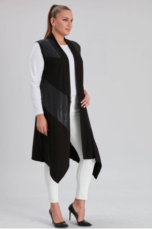 218958 TOPTAN SİYAH YELEK