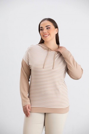 218962 striped BLOUSE