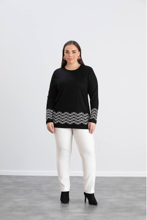 218965 TOPTAN SİYAH BLUZ