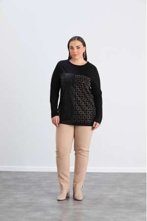 218970 TOPTAN SİYAH BLUZ