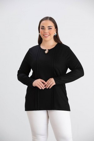 218971 black BLOUSE