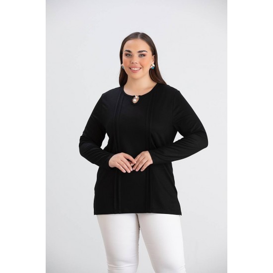 218971 black BLOUSE