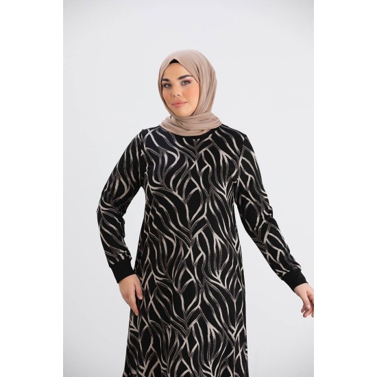 218974 patterned DRESS