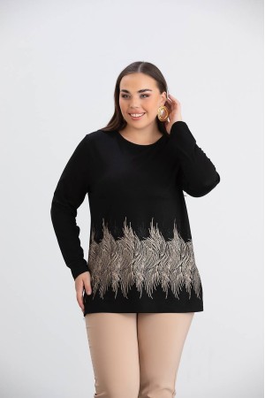 218977 TOPTAN SİYAH BLUZ