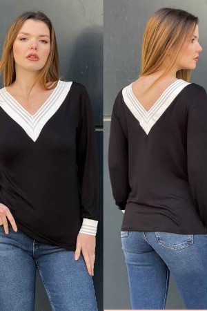 218988 black BLOUSE