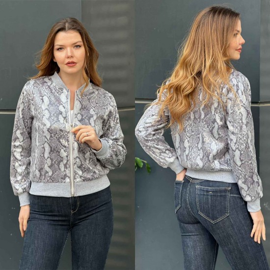 218997 TOPTAN GRİ CEKET