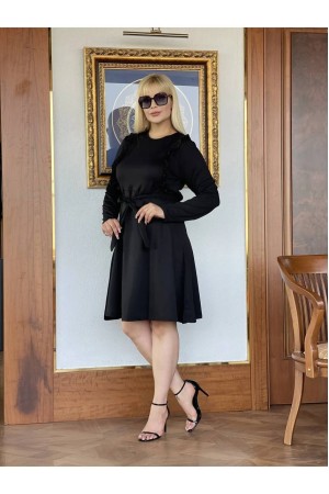 219016 TOPTAN SİYAH ELBİSE