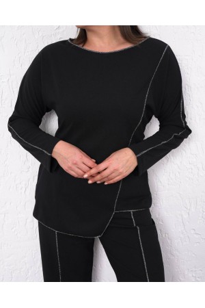 219600 black Pants suit
