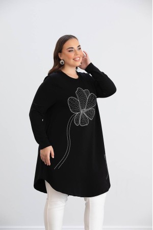 219609 TOPTAN SİYAH TUNİK