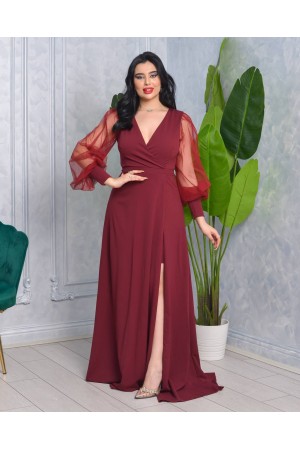 219648 TOPTAN BORDO ABİYE