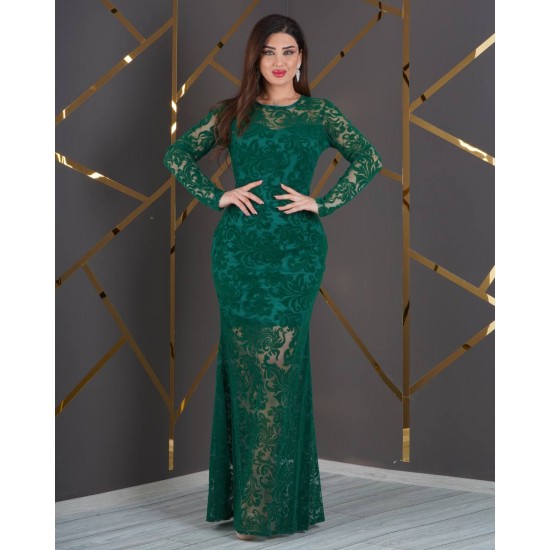 219652 Emerald Green Evening dress