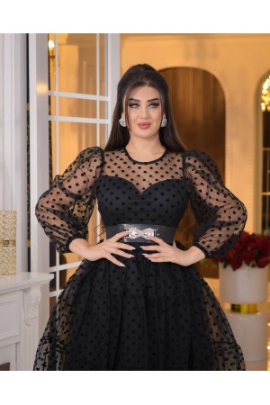 219654 black Evening dress