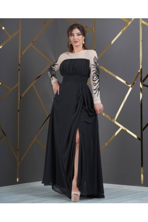 219657 TOPTAN SİYAH ABİYE