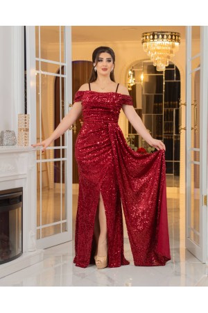 219681 TOPTAN KIRMIZI ABİYE