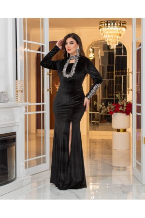 219685 TOPTAN SİYAH ABİYE