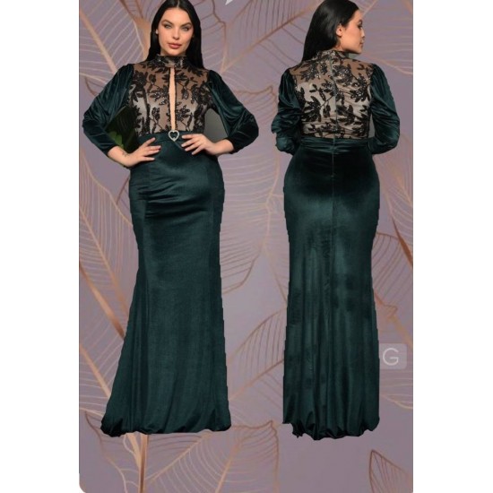 219689 Emerald Green Evening dress