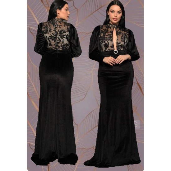 219691 black Evening dress