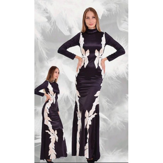 219701 black Evening dress