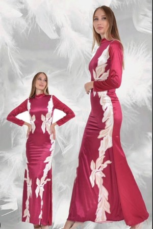 219702 fuchsia Evening dress