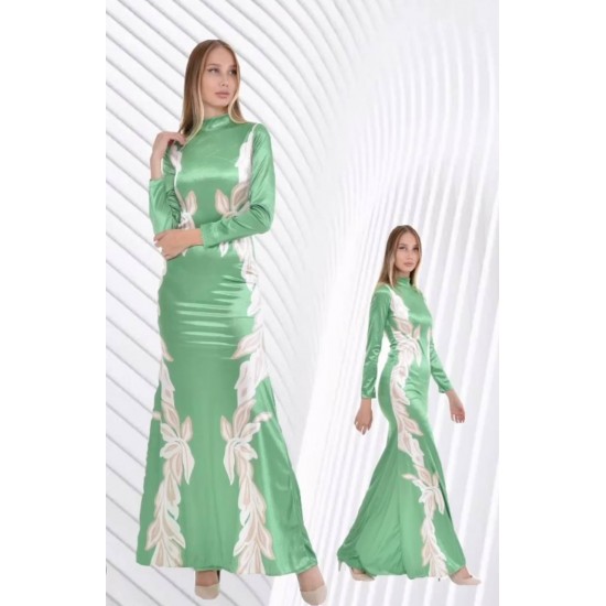 219703 Water is green Evening dress