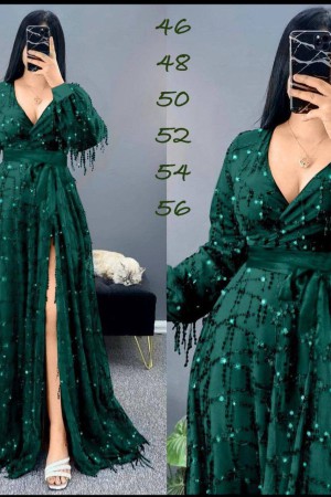 219705 Emerald Green Evening dress