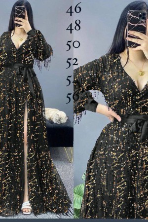 219706 black Evening dress