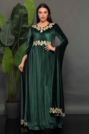 219711 Emerald Green Evening dress