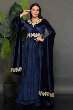 219714 Navy blue Evening dress