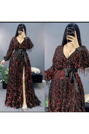 219715 TOPTAN SİYAH ABİYE