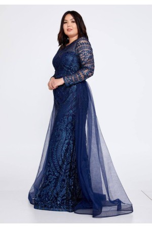 219716 TOPTAN LACİVERT ABİYE