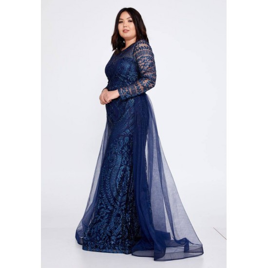 219716 Navy blue Evening dress